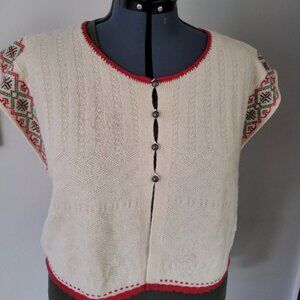 Gudrun Sjoden Limited Edition Vest soft wool Size XL  NWT
